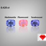 Rare 0.420 ct Hackmanite with Strong Tenebrescent Color Change and Fluorescent from Badakhshan, Afghanistan