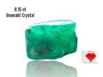 8.15ct Swat Emerald Crystal – A Larger  with Rich Green Hues