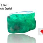 8.15ct Swat Emerald Crystal – A Larger  with Rich Green Hues