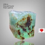 27.15ct Emerald Crystal from Laghman – Natural Grandeur in Green