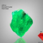 4.35ct Swat Emerald Crystal – A Bright, Wide-Faced Green Beauty from Pakistan