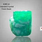 6.90 ct Swat Emerald Crystal – A 10.56 × 9.67 × 8.37 mm Natural Gem from Pakistan