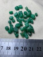 45.65 ct Emerald Rough Lot Swat – Compact Natural Crystals with Deep Green - Image 11
