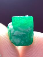 6.90 ct Swat Emerald Crystal – A 10.56 × 9.67 × 8.37 mm Natural Gem from Pakistan - Image 3