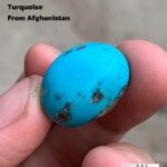 Exquisite Afghan Turquoise: A 25.82 ct Cabochon Gem