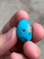 Exquisite Afghan Turquoise: A 25.82 ct Cabochon Gem - Image 12