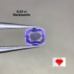 Rare 0.45 ct Hackmanite with Strong Tenebrescent Color Change and Fluorescent from Badakhshan, Afghanistan - Image 9