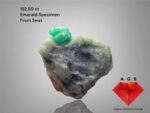 A Monumental 152.50-Carat Emerald Specimen from Swat: A Giant Born of the Mountains