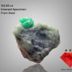 A Monumental 152.50-Carat Emerald Specimen from Swat: A Giant Born of the Mountains