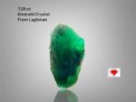 7.25ct Laghman Emerald Crystal, Raw Afghan Gemstone