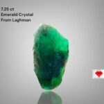 7.25ct Laghman Emerald Crystal, Raw Afghan Gemstone