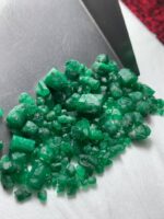 101.90ct Swat Emerald Rough Lot (11x9x7mm): Untouched Natural Green Gems from Pakistan - Image 7