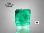 2.55 ct Natural Emerald Crystal from Swat – Vibrant, Raw & Untouched