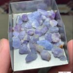 Elegant 46 ct Afghan Hackmanite Rough Lot – Natural Gemstone Beauty