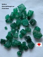 52.10ct Swat Emerald Rough Lot – Untouched Natural Beauty in 11x7x7 mm