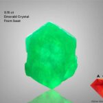 5.15ct Swat Emerald Crystal – A Wide, Vibrant Green Gem from Pakistan