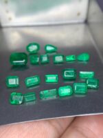 6.65ct Faceted Emerald Lot from Swat – Precision-Cut Green Gems from Pakistan - Image 2