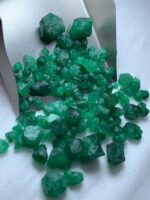 80.00ct Swat Emerald Rough Lot (10x9x6mm): Untreated Natural Crystals from Pakistan’s Emerald Region - Image 3