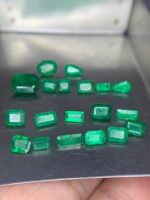 6.65ct Faceted Emerald Lot from Swat – Precision-Cut Green Gems from Pakistan - Image 3