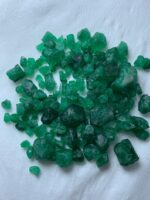 80.00ct Swat Emerald Rough Lot (10x9x6mm): Untreated Natural Crystals from Pakistan’s Emerald Region - Image 4