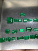 6.65ct Faceted Emerald Lot from Swat – Precision-Cut Green Gems from Pakistan - Image 4