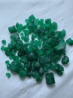 80.00ct Swat Emerald Rough Lot (10x9x6mm): Untreated Natural Crystals from Pakistan’s Emerald Region - Image 5