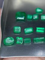 6.65ct Faceted Emerald Lot from Swat – Precision-Cut Green Gems from Pakistan - Image 6