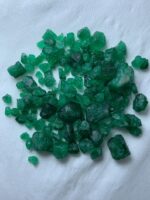 80.00ct Swat Emerald Rough Lot (10x9x6mm): Untreated Natural Crystals from Pakistan’s Emerald Region - Image 7