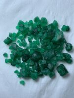 80.00ct Swat Emerald Rough Lot (10x9x6mm): Untreated Natural Crystals from Pakistan’s Emerald Region - Image 8