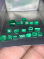 6.65ct Faceted Emerald Lot from Swat – Precision-Cut Green Gems from Pakistan - Image 9
