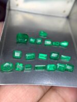 6.65ct Faceted Emerald Lot from Swat – Precision-Cut Green Gems from Pakistan - Image 10