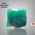16.87ct Swat Emerald Crystal – Deep Color and Rare Geometry in Natural Form