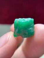 16.87ct Swat Emerald Crystal – Deep Color and Rare Geometry in Natural Form - Image 3