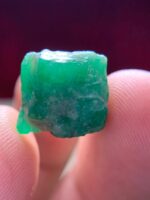 16.87ct Swat Emerald Crystal – Deep Color and Rare Geometry in Natural Form - Image 9