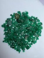 95.34 Carat Swat Emerald Rough Lot – Natural Green Gems (9x9x6mm) - Image 2