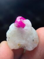 33.28ct Afghan Ruby Specimen – A Rare Natural Crystal from the Mountains of Afghanistan - Image 5