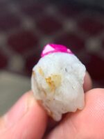 33.28ct Afghan Ruby Specimen – A Rare Natural Crystal from the Mountains of Afghanistan - Image 6