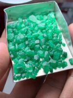 71.95ct Swat Emerald Rough Lot (8x6x6mm): Natural Green Crystals for Cutting, Jewelry, or Collection - Image 9