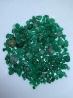 95.34 Carat Swat Emerald Rough Lot – Natural Green Gems (9x9x6mm) - Image 3