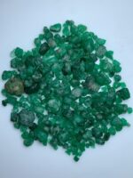 95.34 Carat Swat Emerald Rough Lot – Natural Green Gems (9x9x6mm) - Image 4