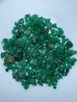 95.34 Carat Swat Emerald Rough Lot – Natural Green Gems (9x9x6mm) - Image 5