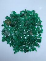 95.34 Carat Swat Emerald Rough Lot – Natural Green Gems (9x9x6mm) - Image 8