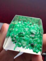 56.00ct Swat Emerald Rough Lot - Natural Uncut Gemstones - Image 9