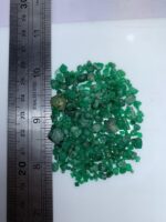 95.34 Carat Swat Emerald Rough Lot – Natural Green Gems (9x9x6mm) - Image 10