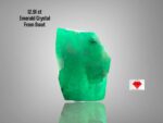The Majesty of Swat: 12.91ct Emerald Crystal (13.97 x 11.33 x 11.17 mm)