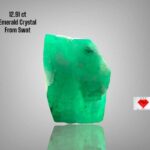 The Majesty of Swat: 12.91ct Emerald Crystal (13.97 x 11.33 x 11.17 mm)