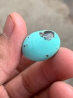 Rare 22.02 ct Afghan Turquoise Cabochon – 23.02 × 17.20 × 10.20 mm - Image 3