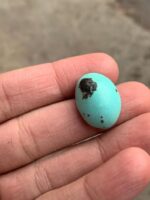 Rare 22.02 ct Afghan Turquoise Cabochon – 23.02 × 17.20 × 10.20 mm - Image 5