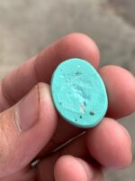 Rare 22.02 ct Afghan Turquoise Cabochon – 23.02 × 17.20 × 10.20 mm - Image 7