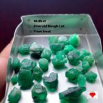 43.95ct Swat Emerald Rough Lot: Untouched Beauty from Pakistan’s Gem Valley